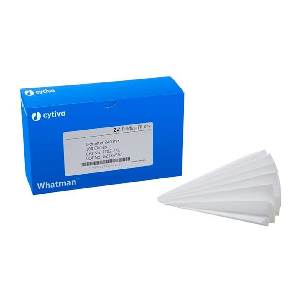 Folded filter, Whatman, qualitative, Grade 2V, Ø270 mm, 8 µm, 100 pcs