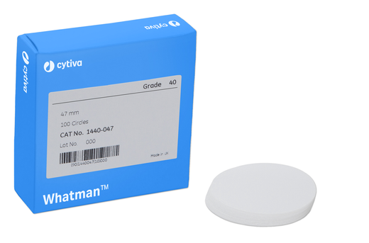 Filter circles, Whatman, quantitative, Grade 40, Ø110 mm, 8 µm, 100 pcs