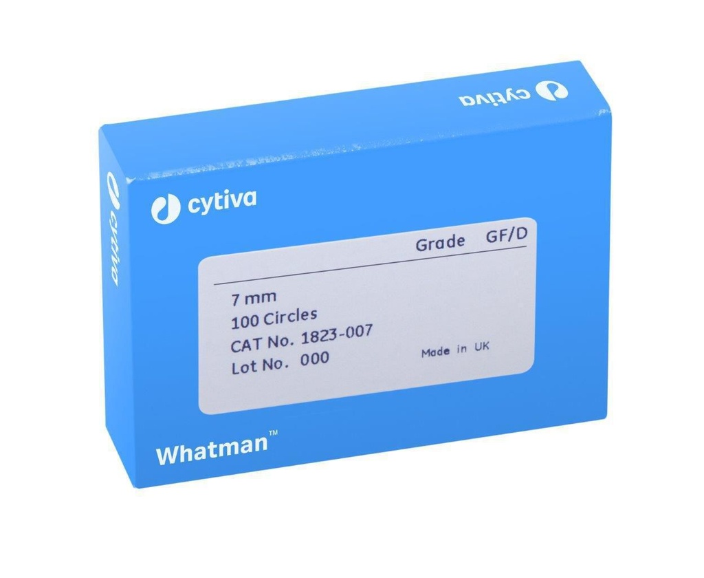 Filter circles, glass microfiber, Whatman, Grade GF/D, Ø150 mm, 2,7 µm, 100 pcs