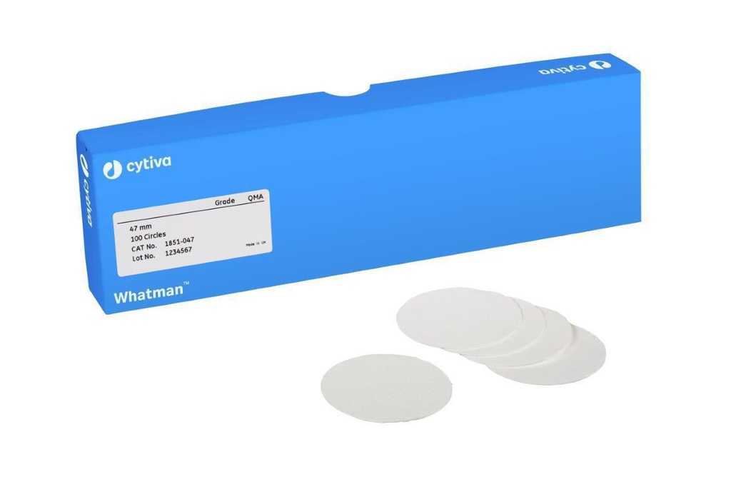 Filter sheets, quartz, Whatman, Grade QM-A, 203x254 mm, 0,3 µm, 25 pcs