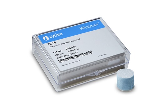 Membrane filter, Whatman TE Range (TE 37), PTFE, Ø25 mm, 1,0 µm, 50 pcs