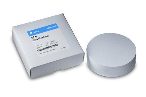 Filter circles, glass microfiber, Whatman, Grade GF 6, Ø90 mm, 1 µm, 100 pcs