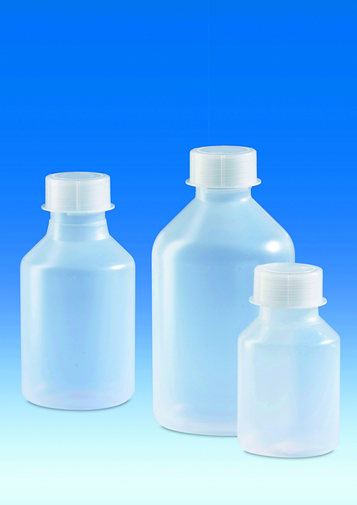 Shouldered bottle 2000 ml, PP, wide-neck, GL 45