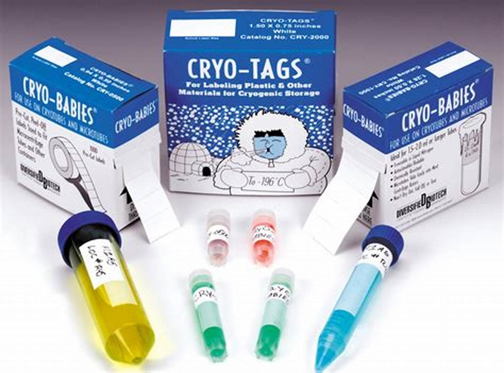 Cryo-Babies 33x13mm white pack of 1000 pcs./roll