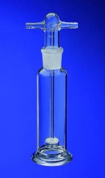 [9110452] Gas washing bottle 250ml, por.1 NS 29/32, 25x250mm