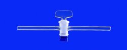 Stopcocks, Straight Bore with Solid Glass Plug , N