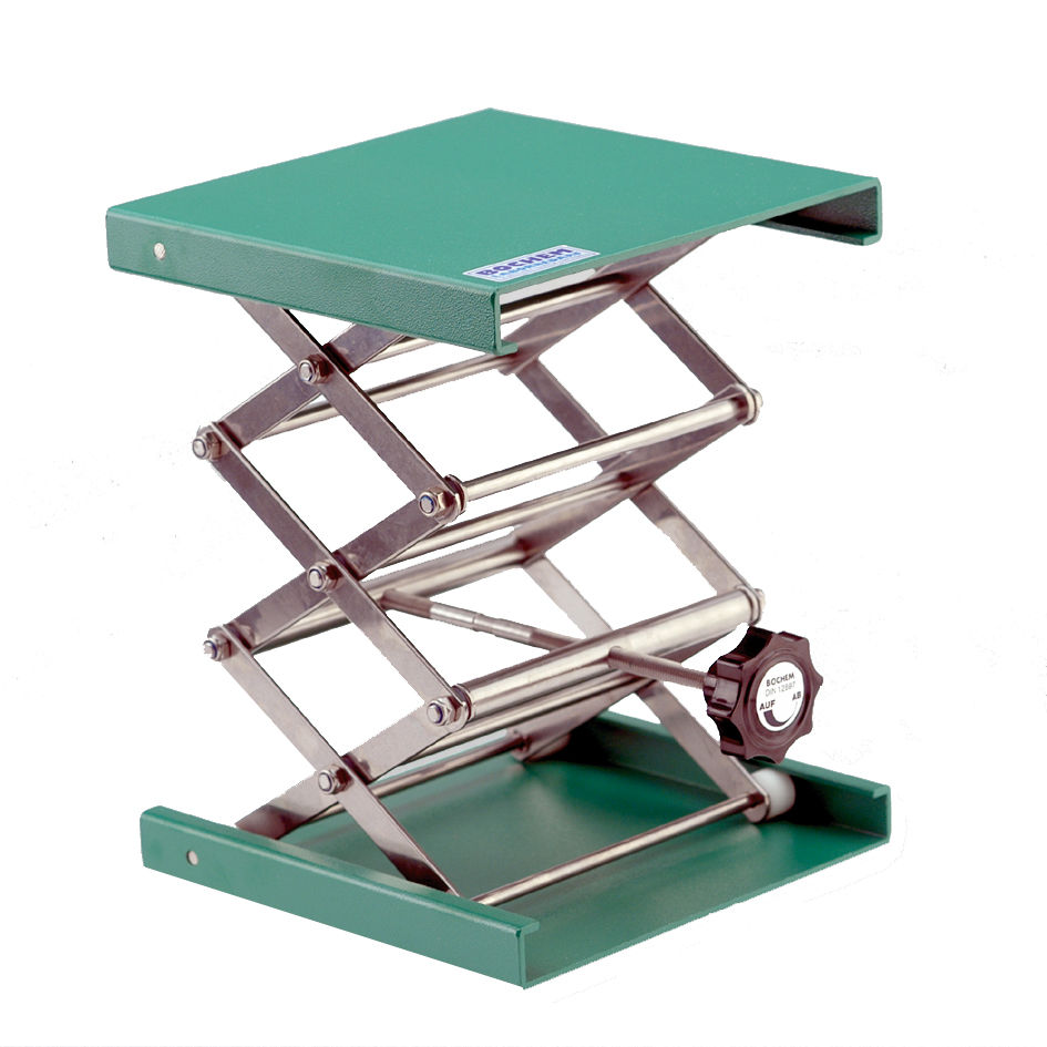 Lab-Jack MAXI, 160 x 130 mm al uminium green, with