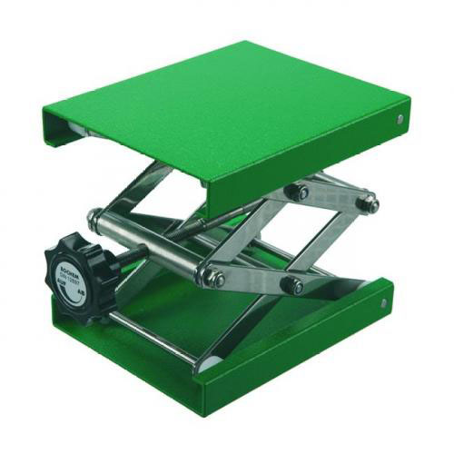 [9118961] Laboratory jacks, green epoxy- coated, aluminium,