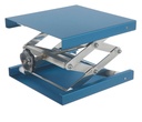Lab-Jack, aluminium anodized b lue 300 x 300 mm, w
