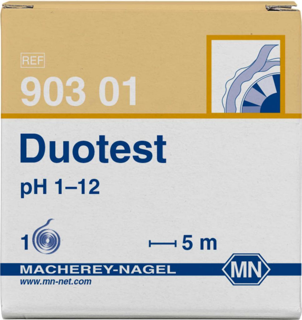 [9130344] pH indicator paper, Macherey-Nagel Duotest, pH 1 - 12, 5 m