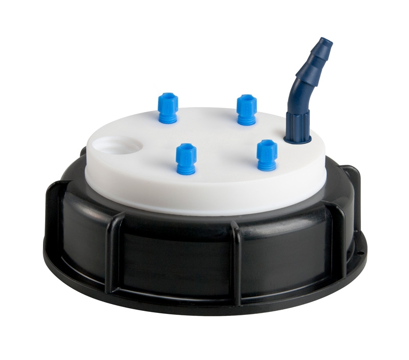 [9139870] Waste cap, SCAT Safety Waste Cap, S 90, Type 4, 1 x GL 14 / 4 x capillary / 1 x fitting