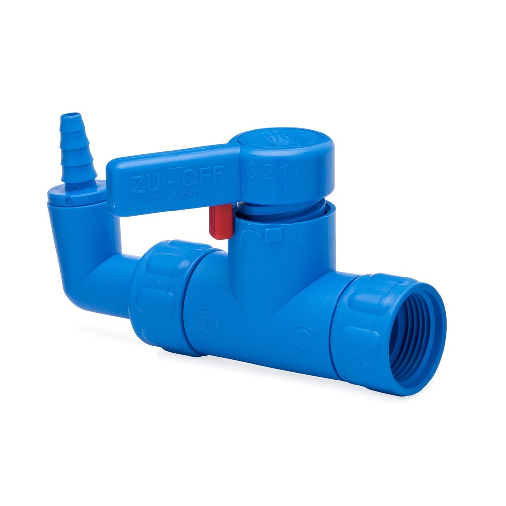 Stopcock, easy-action for Labo Plast Flachmann, Ty