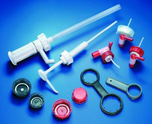Screw cap, black, with tear-off ring for 20-30l