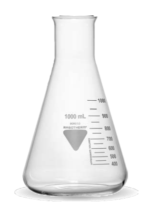 Erlenmeyer flask, wide neck, 100 ml