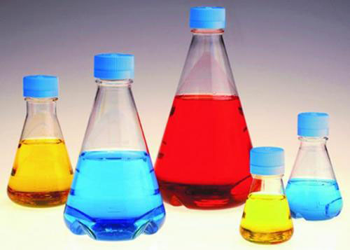 Erlenmeyer flask 1000ml, PETG, sterile, plane bott