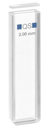 Macro-cuvette 100-QS, 2mm thickness quartzglass SU
