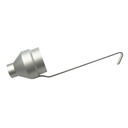Dipping flow cups TA aluminum with 4 mm nozzles
