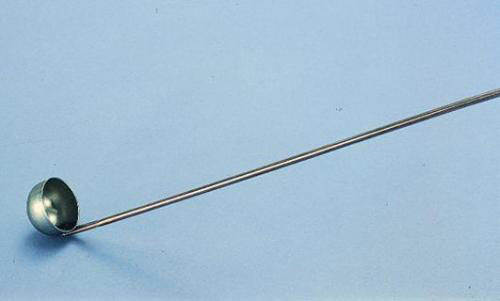 Deflagrating spoon, cup 16 mm dia., shaft 450 mm,