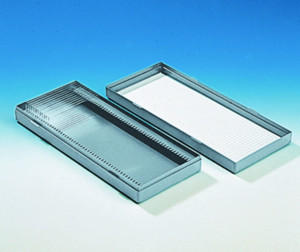 [9161381] Slide box, PS, for 50 microscope slides