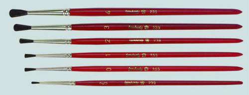 [9172060] Brush set, water-colour brushe s, round, fine hair