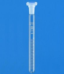 Test tube graduated 20 ml, with stopper,Ø17x200 mm