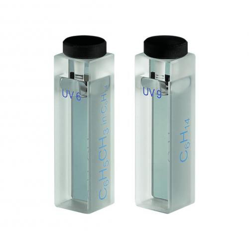 Liquid filter UV6, toluene in n-hexane