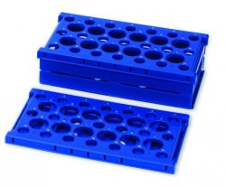 Pop-Up Rack, foldable, 21x15ml/12x50ml tubes, pink