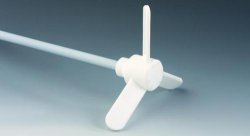 Maxi propeller stirrers, 600 mm, PTFE, 140 mm padd