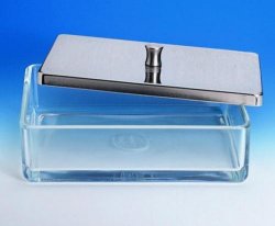 Instrument boxes, glass, Lid w ithout , Width 100