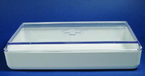 Instrument boxes, melamine resin, 290x160x30 mm