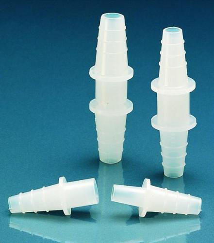 Tubing connectors/disconnector s, plug-type, LDPE,