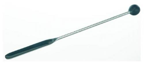 Spatula with knob, 18/10 steel, 300x16mm