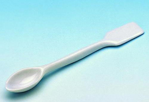 Spoon spatula, porcelain, Leng th 210 mm