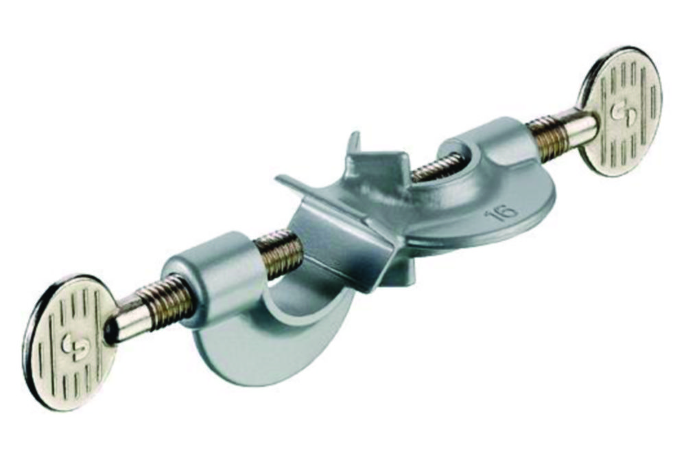 Bossheads, 16 mm jaw opening, steel screws