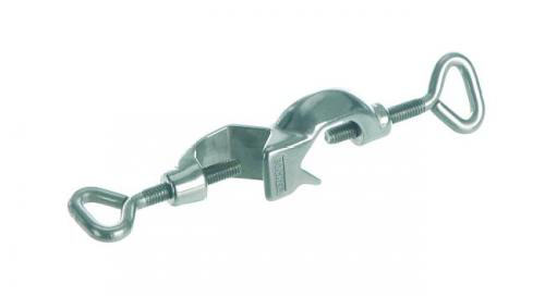 Bossheads, polished 18/8 steel , Jaw opening 16.5