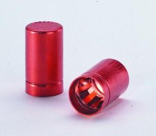 LABOCAP caps 17/18 mm, yellow, without grip, pack