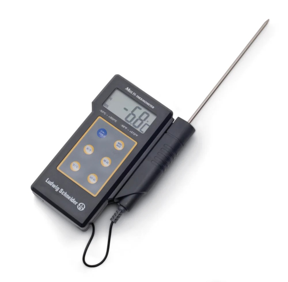 Digital Thermometer, -50...+300°C/-58...+572°F
