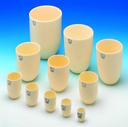 Crucibles, Alsint, tall form, Capacity 20 ml, Top