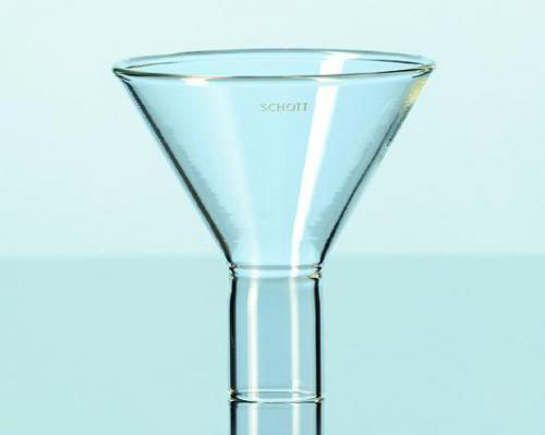 Funnels, powder, soda glass, D ia. 160 mm, Height