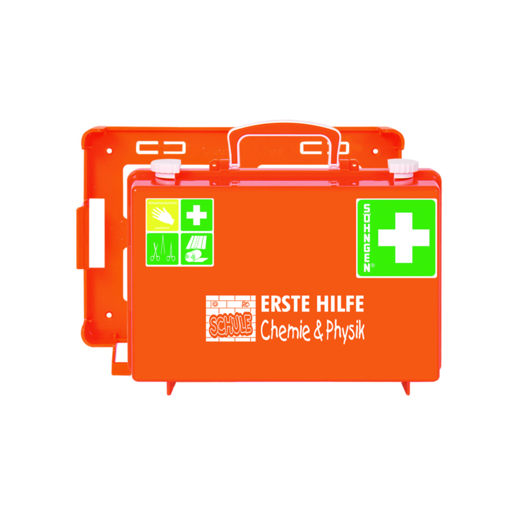 First aid case for chemistry and physics, , W. Söhngen, 310 x 210 x 130 mm