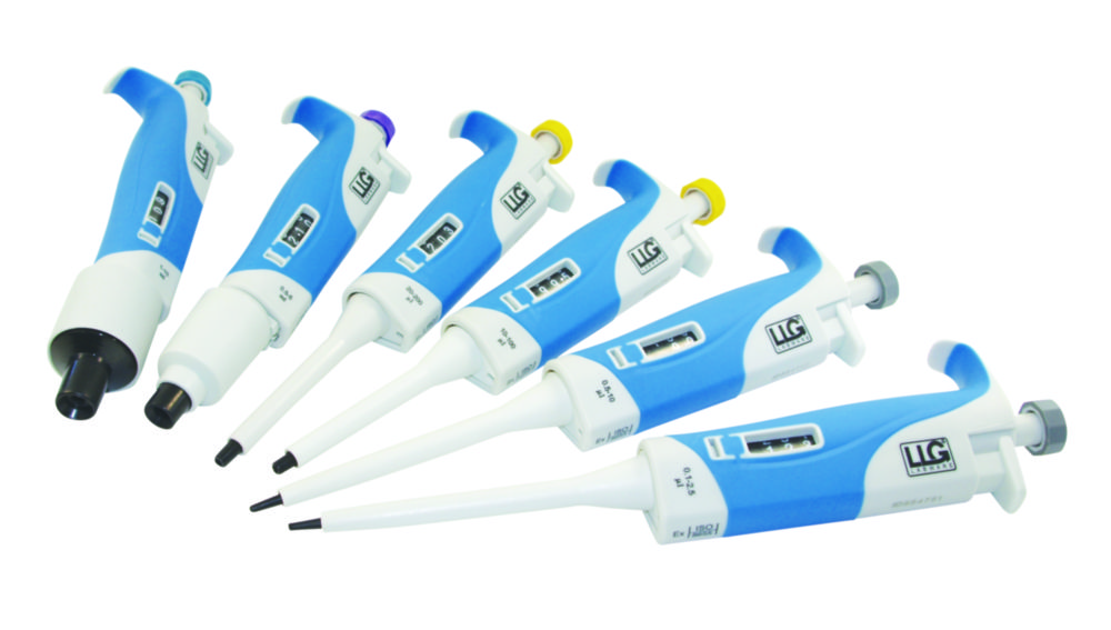 Pipette, LLG, variable volume, 1 channel, purple, 500-5000 µl