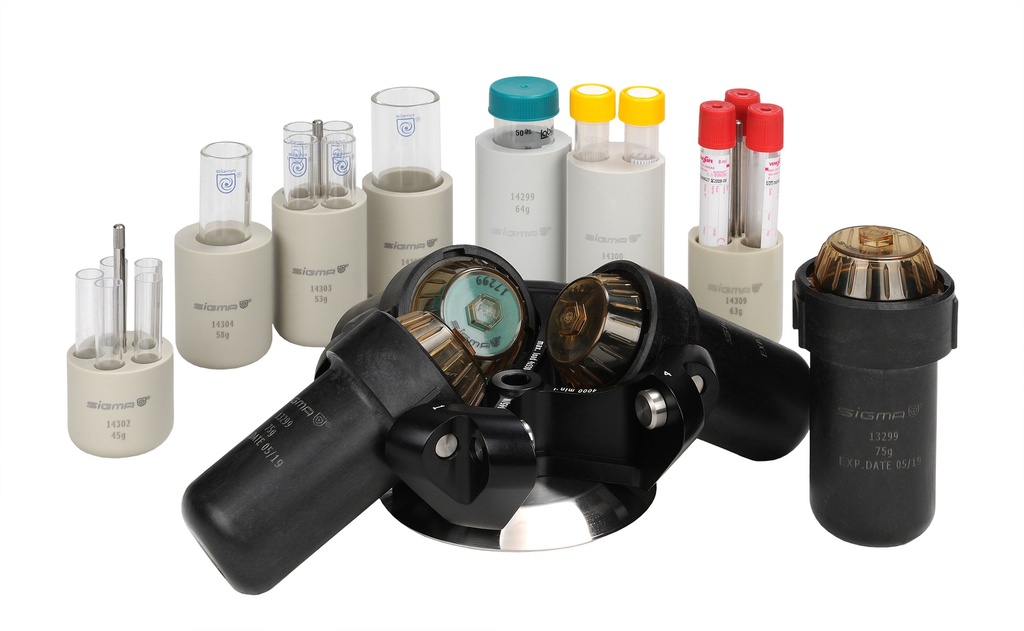 Round adapter for 4 reaction vials 1,5/2,0 ml