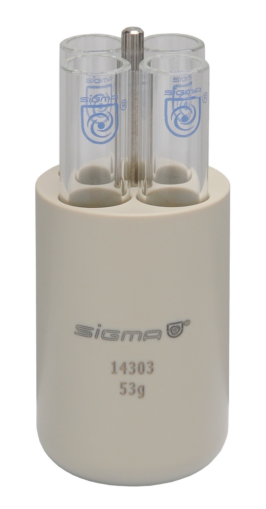 [2214303] Round adapter for 4 round bottom tubes 10 - 15 ml