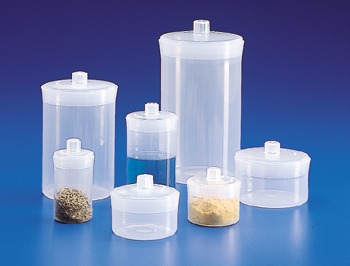 Weighing bottles with knob lid , PP, Capacity 400