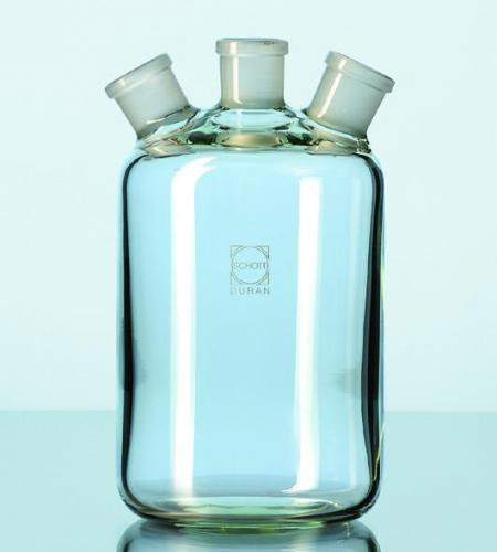 Bottles, Woulff , 3-neck, Dura n, Capacity 1.00 L,