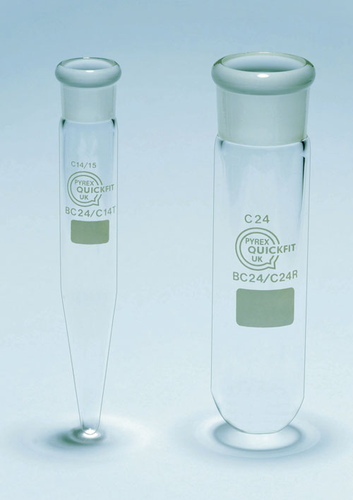 Centrifuge tubes 30ml Pyrex®, O.D.: 28.5mm,NS24/20