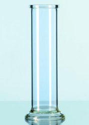 Gas jars, Duran, with base, flanged rim, 80 ml