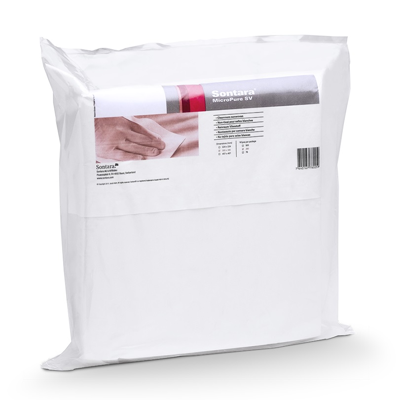 Cleanroom tissues MicroPure MP SV fleece,224x224mm