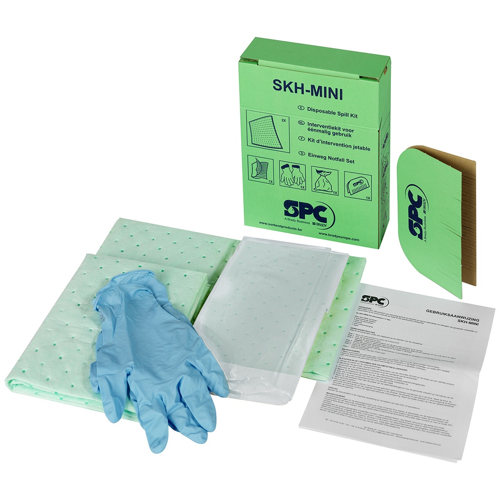 Spillkit, incl.autoclavable Biohazard bag