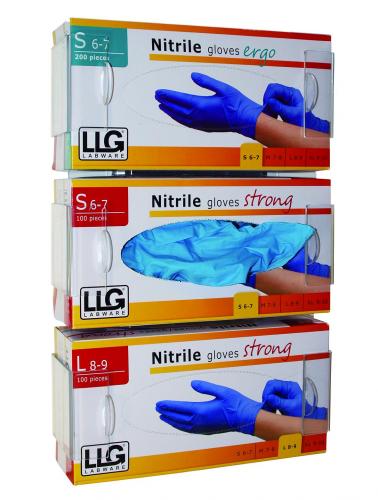 [9405373] Glove dispenser, LLG, front insert for 3 boxes, acrylic glass